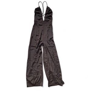 NWT Hello Molly Black Satin Jumper